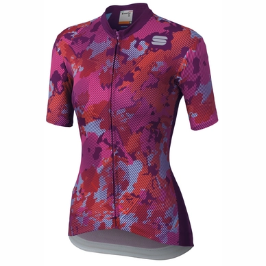 Fietsshirt Sportful Women Loto Jersey Victorian Purple