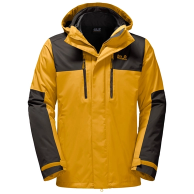 Jas Jack Wolfskin Men Jasper 3In1 Golden Yellow