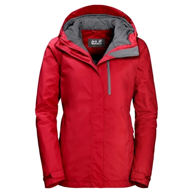 Winterjas Jack Wolfskin Women Northern Lake True Red