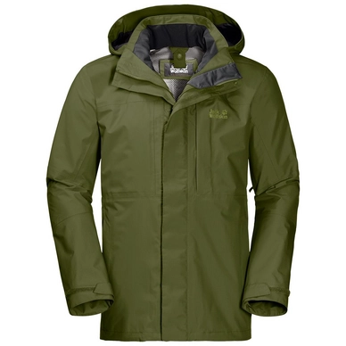 Jas Jack Wolfskin Men Echo Peak Flex Cypress Green