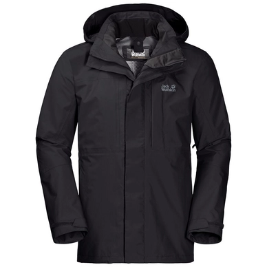Jas Jack Wolfskin Men Echo Peak Flex Black