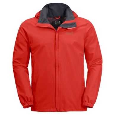 Jas Jack Wolfskin Men Stormy Point Jacket Lava Red