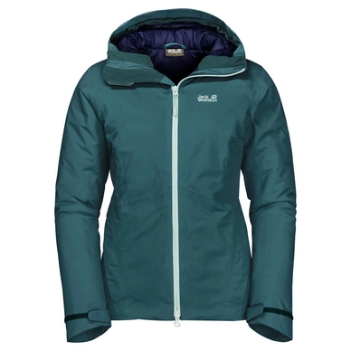 Jas Jack Wolfskin Women Argon Storm Jacket Dark Jade