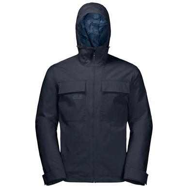 Jacke Jack Wolfskin Winter Rain Night Blue Herren