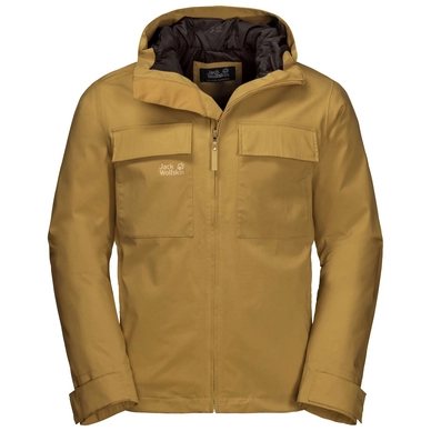 Jacke Jack Wolfskin Winter Rain Golden Amber Herren