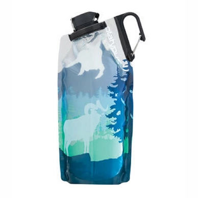 Wasserflasche Platypus Duolock Blau 1L
