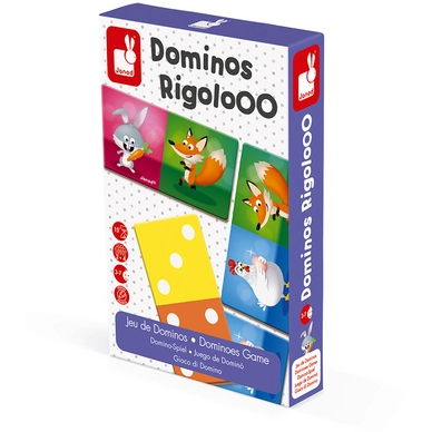 Educatief speelgoed Janod Domino Rigolooo