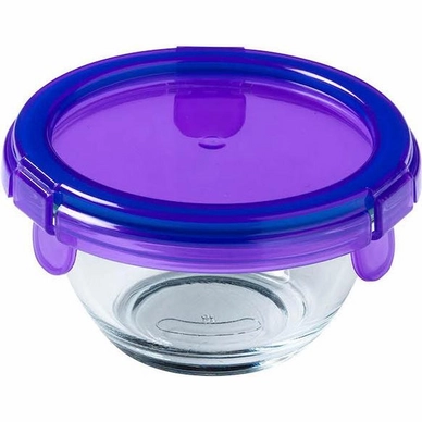 Food Container Pyrex My First Pyrex Round Transparent Purple 0.2 L