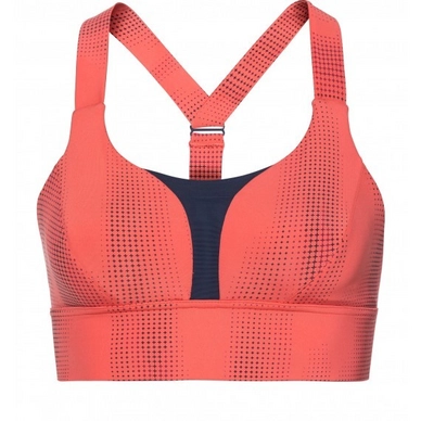 Sport BH Odlo Feminine Medium Women Hot Coral Aop
