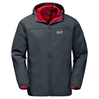 Jas Jack Wolfskin Men Northern Point Ebony Red