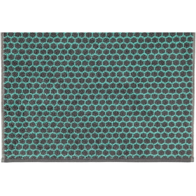Handdoek Cawö Loft Allover Peppermint Anthracite (Set van 3)