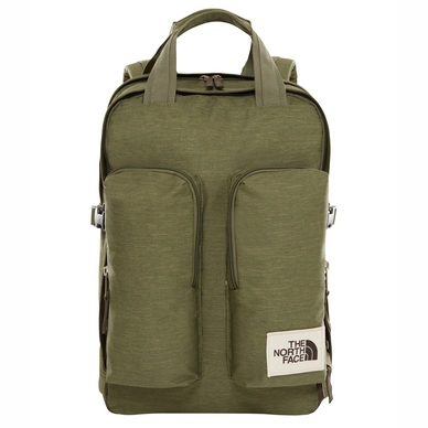 Rucksack The North Face Mini Crevasse Pack Four Leaf Clover Dark Heather New Taupe Green