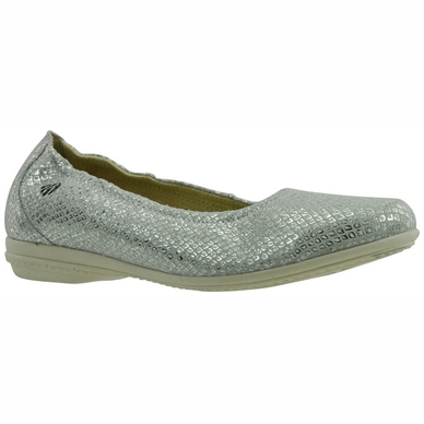 Ballerina JJ Footwear Andorra Silber Weiß Fußbreite G