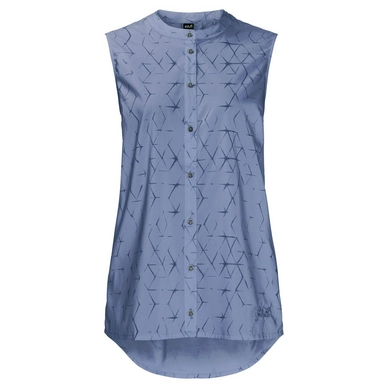 Débardeur Jack Wolfskin Women Sonora Shibori Sleeveless Dusk Blue All Over