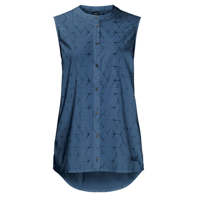 Débardeur Jack Wolfskin Women Sonora Shibori Sleeveless Ocean Wave All Over