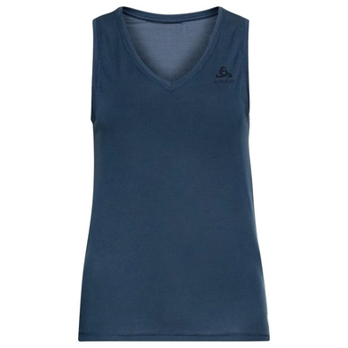 Ondershirt Odlo Women V-Neck Singlet Active F-Dry Light Blue Wing Teal