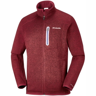 Vest Columbia Men Altitude Aspect FZ Red Element Heather