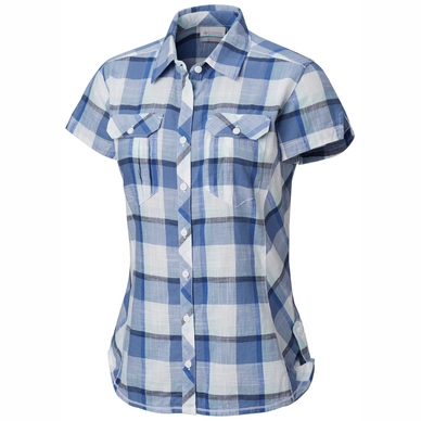 Blouse Columbia Women Camp Henry Blue Dusk Block