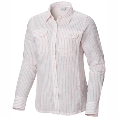 Bluse Columbia Camp Henry Red Coral Strip Damen