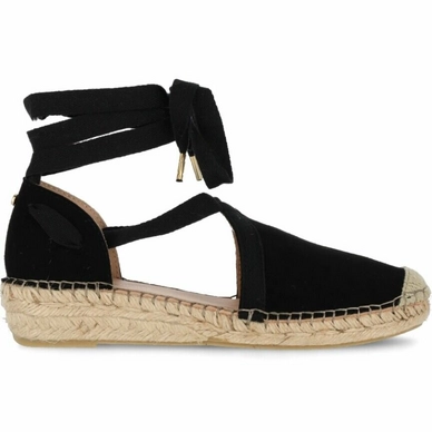 Espadrilles Fred de la Bretoniere 152010211 Luxury Suede Black Damen