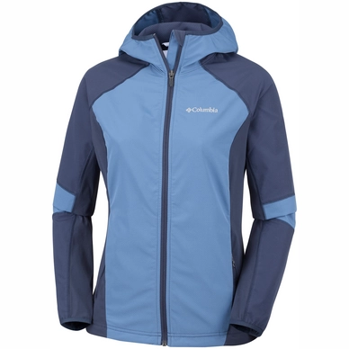 Jacket Columbia Women Sweet As Softshell Hoodie Blue Dusk Nocturnal