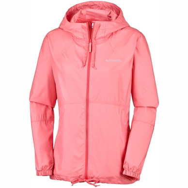 Jas Columbia Women Flash Forward Windbreaker Coral Bloom