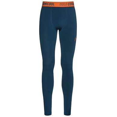 Ondergoed Odlo Ceramicool Men Blue Opal Orangeade