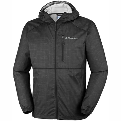 Jas Columbia Men Flash Forward Windbreaker Print Black Ikat Prin