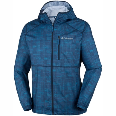 Jacket Columbia Men Flash Forward Windbreaker Print Collegiate Navy