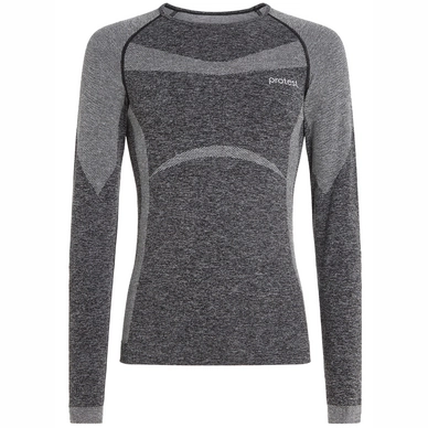 Unterhemd Protest Kombu Thermo Top Damen Dark Grey Melee