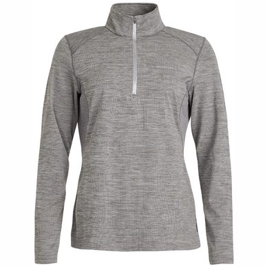 Ski Jumper Protest Women Senna 1/4 Zip Top Dark Grey Melee