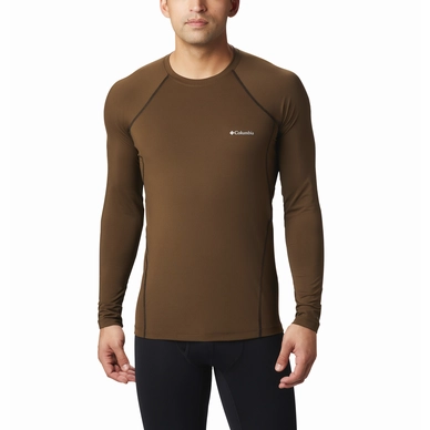 Pull de Ski Columbia Men Midweight Stretch Long Sleeve Top Olive Green