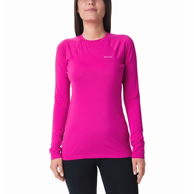 Skipully Columbia Women Midweight Stretch Long Sleeve Top Fuchsia