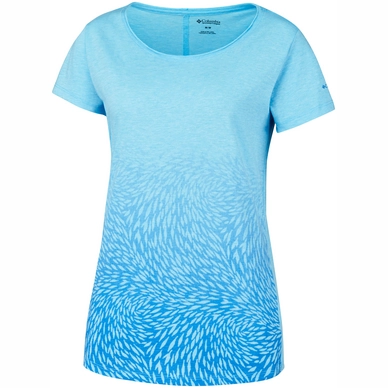 T-Shirt Columbia Womens Ocean Fade Tee Atoll