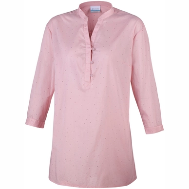 Blouse Columbia Women Early Tide Tunic Coral Bloom Dot