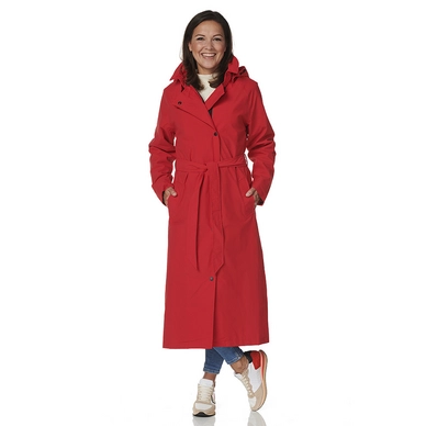 Jas Happy Rainy Days Michigan Long Coat Red