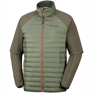 Jas Columbia Men Flash Forward Hybrid Mosstone Peatmoss