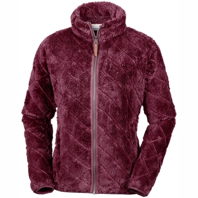 Fleecejacke Columbia Fire Side Sherpa Full Zip Rich Wine Damen