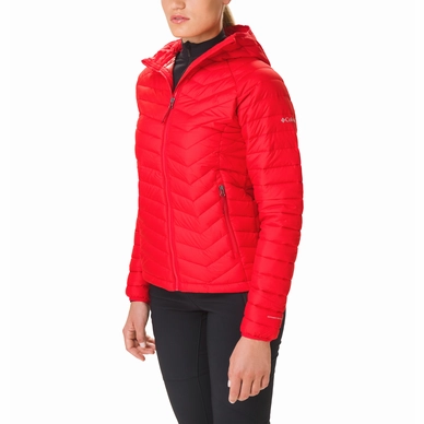 Jacke Columbia  Powder Lite Hooded Red Lily Damen