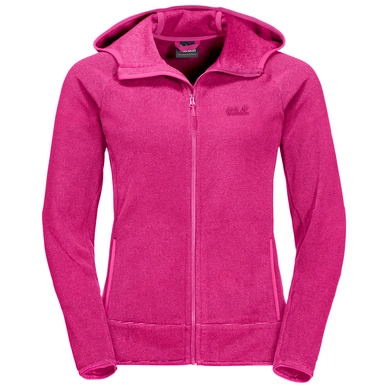 Vest Jack Wolfskin Women Arco Pink Fuchsia Stripes
