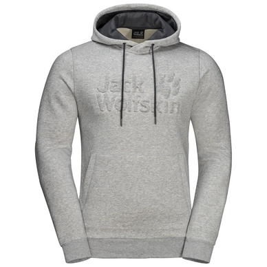 Pullover Jack Wolfskin Winter Logo Hoody Grey Heather Herren