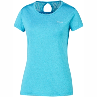 T-Shirt Columbia Womens Peak To Point Novelty SS Atoll
