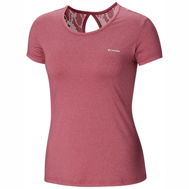 T-Shirt Columbia Women Peak To Point Novelty SS Wine Berry