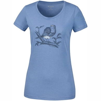 T-Shirt Columbia Womens Birdy Buddy Tee Blue Dusk