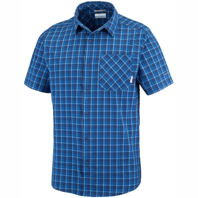 Hemd SS Columbia Triple Canyon Super Blue Car Herren