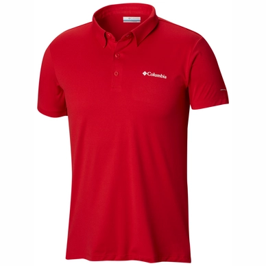 Polo Columbia Men Triple Canyon Tech Mountain Red
