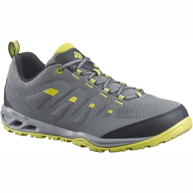 Trail Running Shoes Columbia Men Vapor Vent Light Grey Yellow