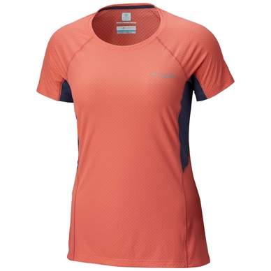 Ondershirt Columbia Women Titan Ultra Short Sleeve Shirt Melonade Astral