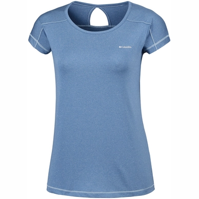 T-Shirt Columbia Womens Peak To Point Blue Dusk