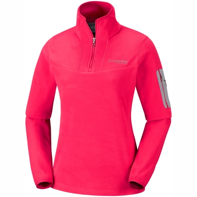 Trui Columbia Women Titan Pass II 1.0 HZ Fleece Red Camellia